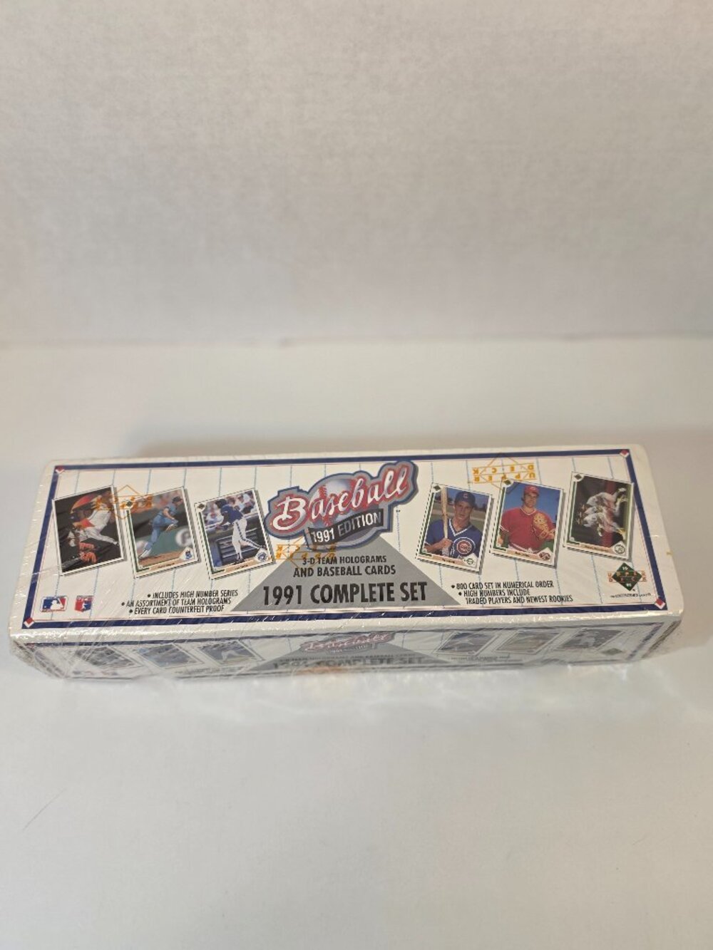 Upper Deck 1991 Baseball Card Complete Set Factory Sealed 3D Team Holograms MLB